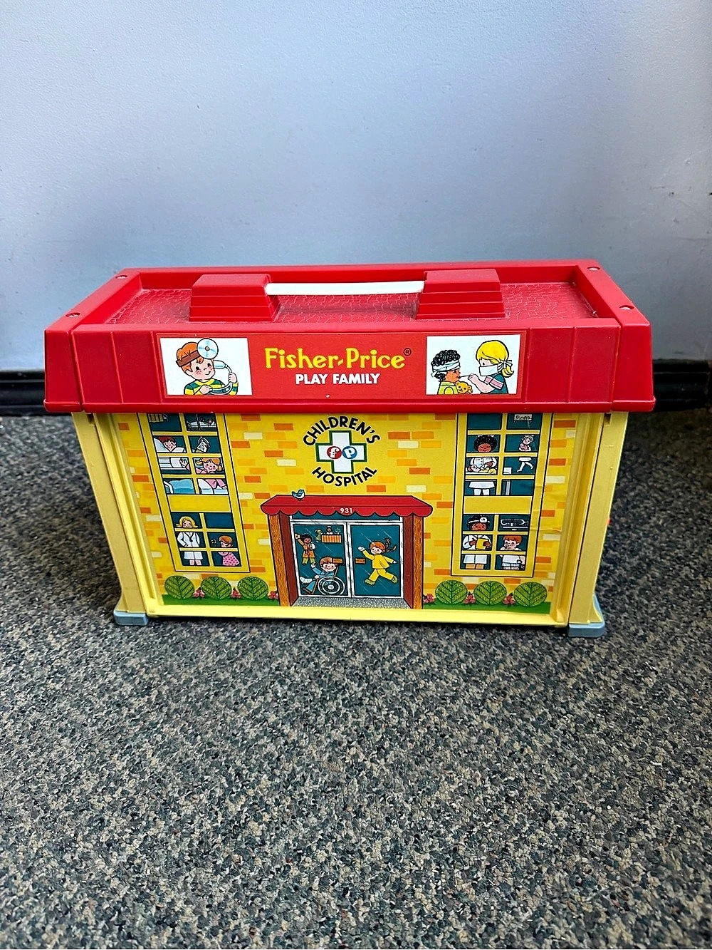 Vintage Fisher-Price Play Family Children's Hospital